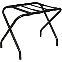 Harbour Housewares Soporte Plegable para Maletas - Metal - Negro - Pack de 6